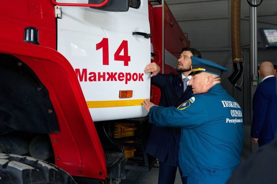 Участники мероприятия осмотрели помещения и образцы техники