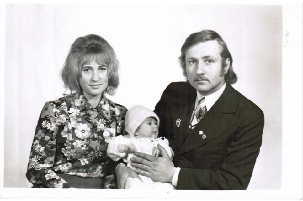 Александр Першин с семьей