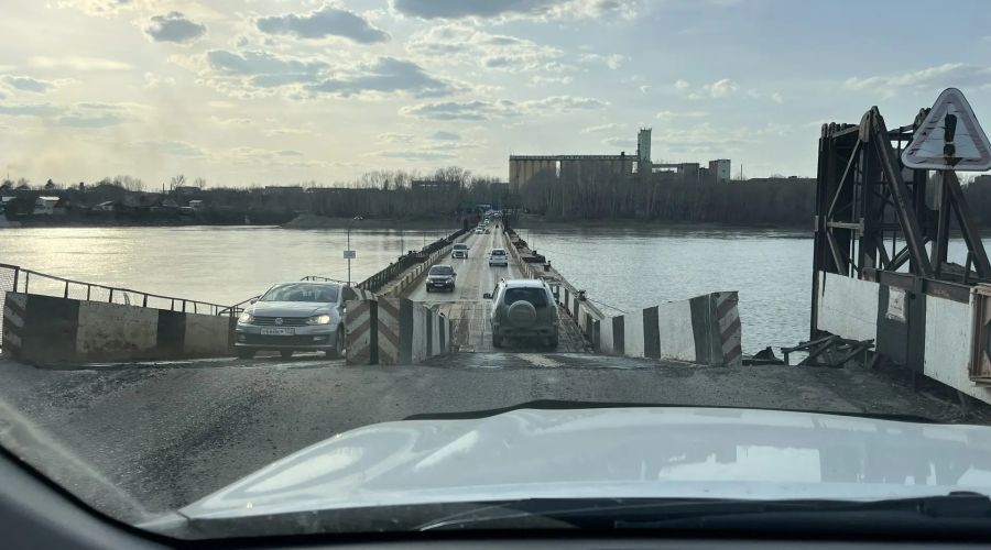 бийский понтонный мост