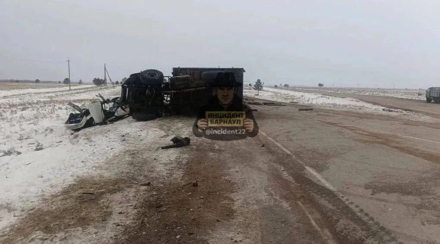 ДТП с лесовозом