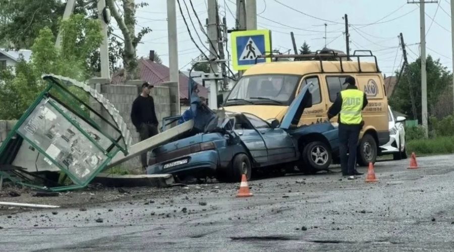 Фото с места аварии