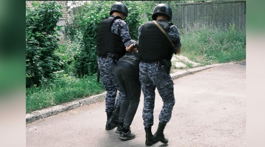 задержание нападавшего