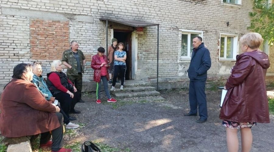 Собрание собственников аварийного дома по улице Жуковского в Рубцовске 