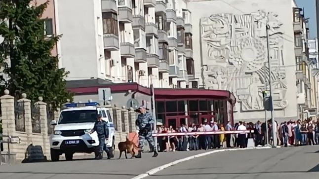 Эвакуация Алтайского краевого суда