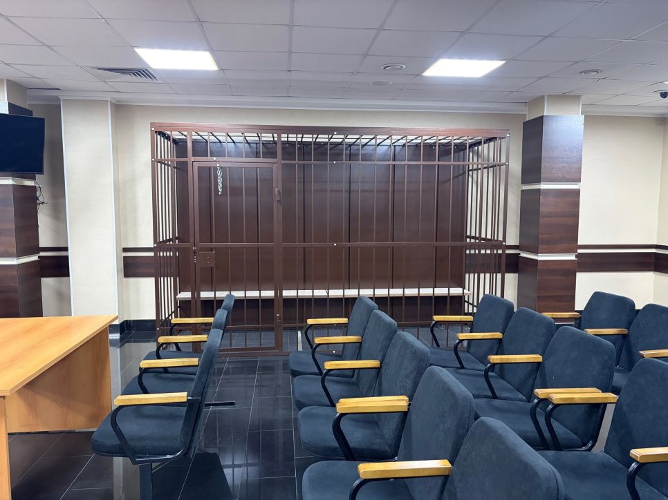 Зал судебного заседания в Центральном суде Барнаула
