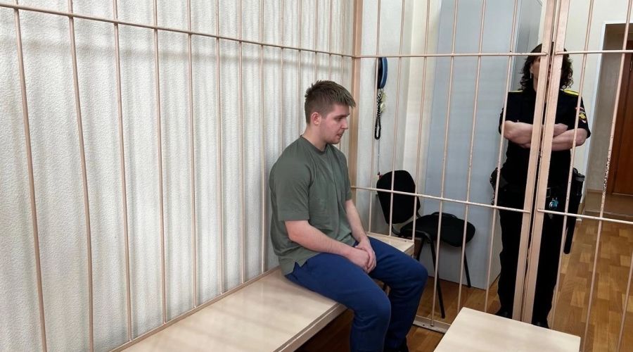 Никита Заставнюк в суде 