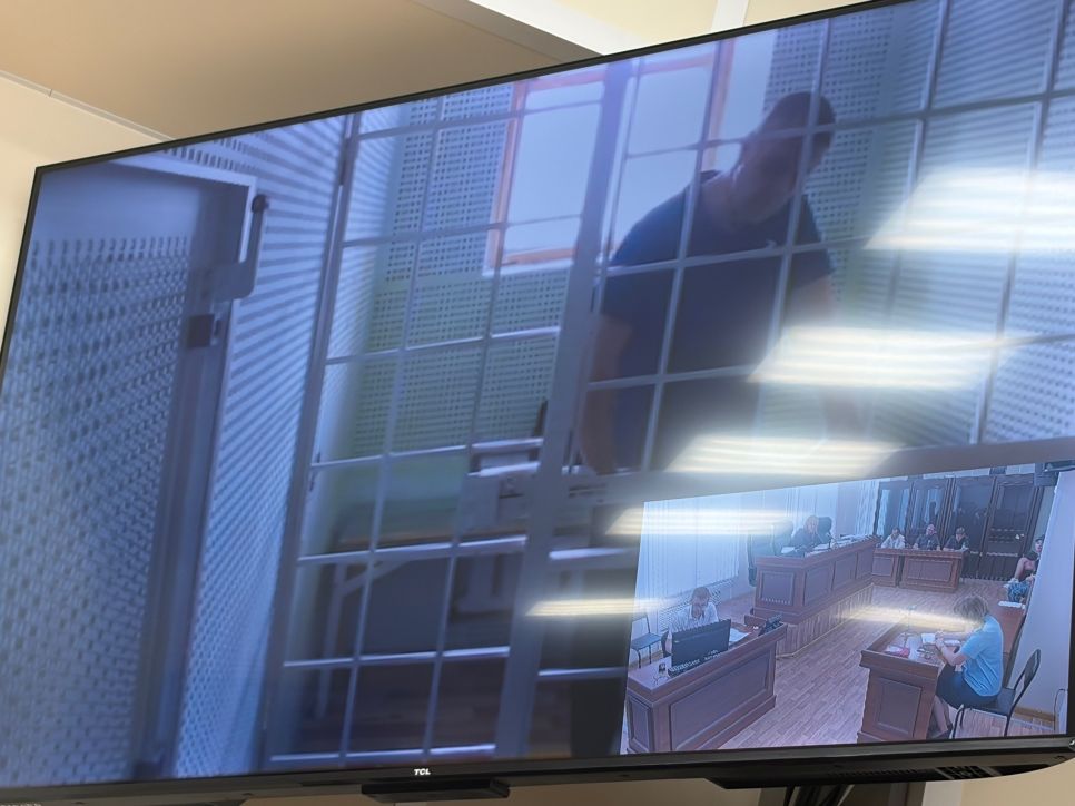Николай Губерт участвовал в заседании посредством видеосвязи