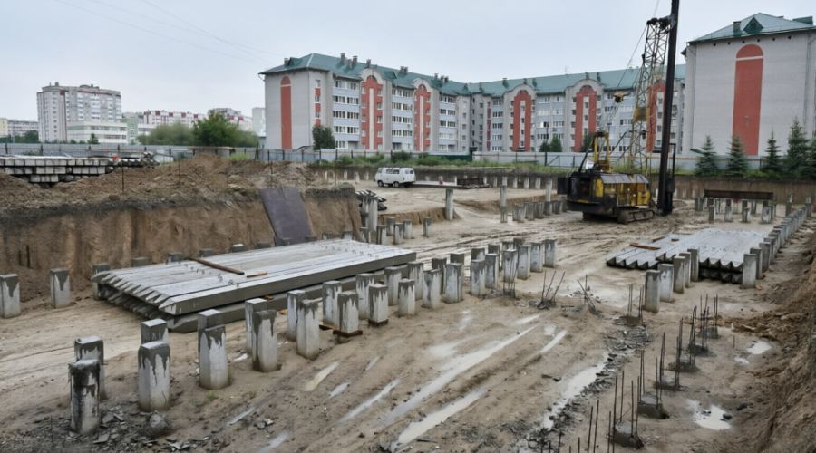 Строительство музыкальной школы в Барнауле