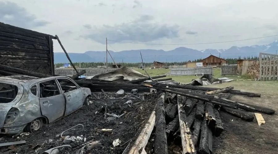 В Кош-Агачском районе возбуждено уголовное дело по факту гибели ребенка при пожаре