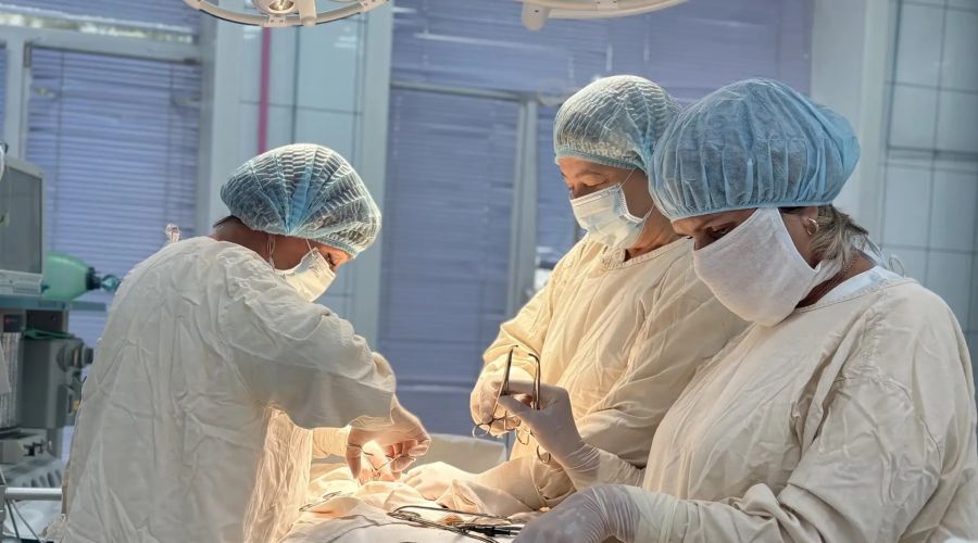 Жительнице Алтайского края удалили кисту размером с футбольный мяч