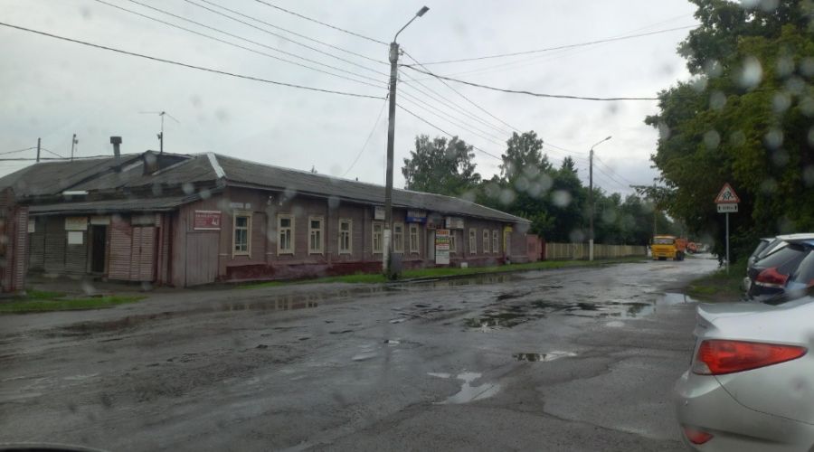 Участок, где планируется возвести гостиницу