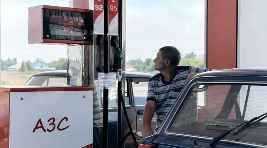 заправка в Горняке