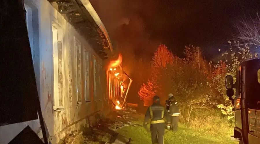 пожар в Шилово