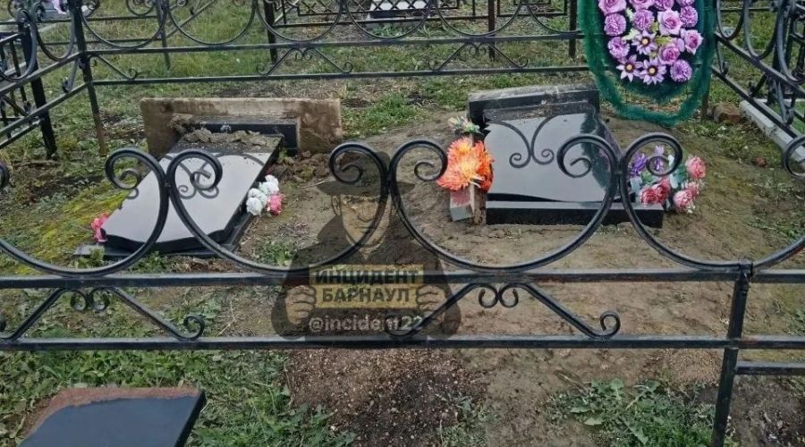 Полиция задержала подростков-вандалов, разгромивших кладбище в Заринске