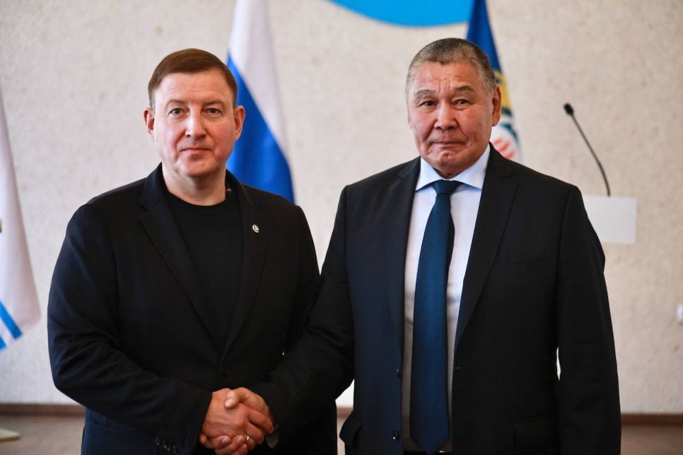 Андрей Турчак и Эдуард Текенов