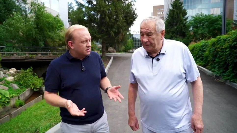 Андрей Абрамов и Шамиль Тарпищев