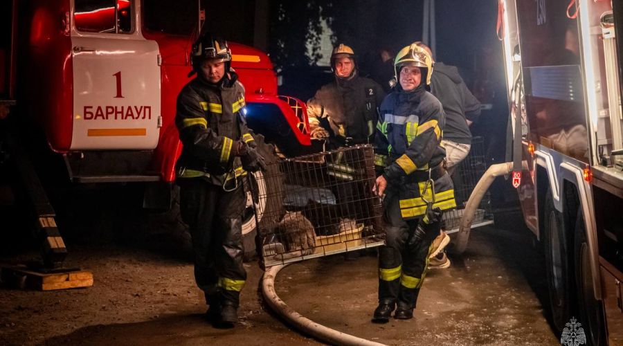 Пожар в Бусинке