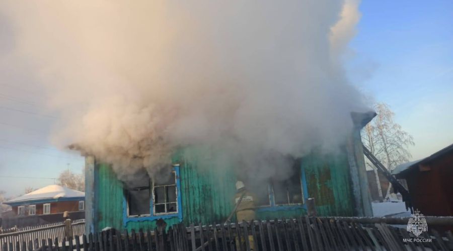 Панкрушихинский район сгорел дом