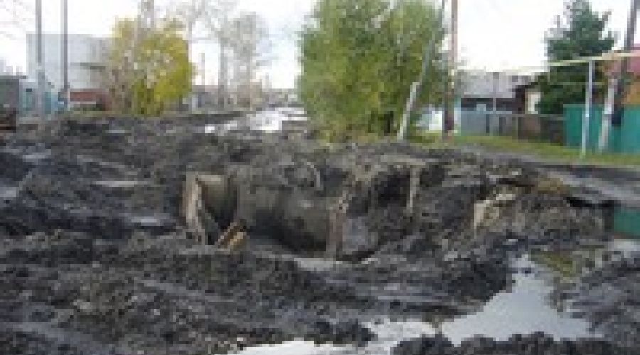 «Дорогу Ада» в Барнауле заливает водой