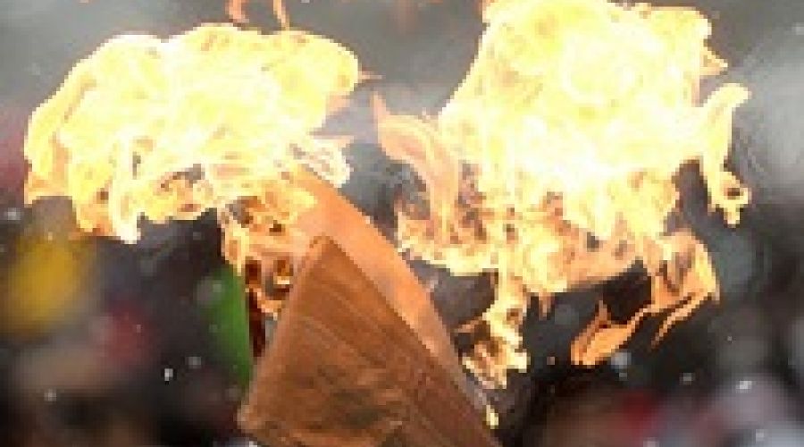 Олимпийский огонь погас и в Барнауле