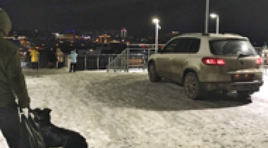 Парковка на склоне