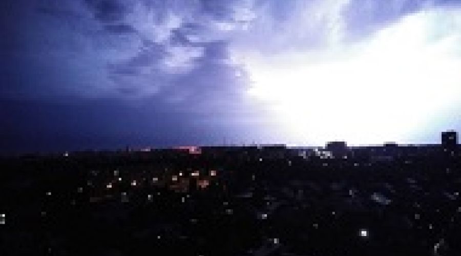 Небеса разверзлись над Барнаулом