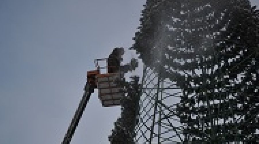 Крушение снежного города