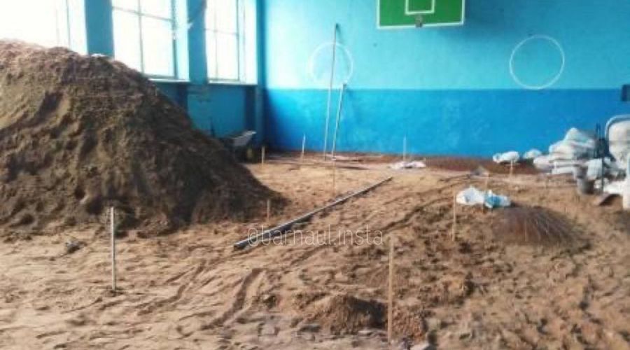 До начала занятий в этом спортзале еще далеко