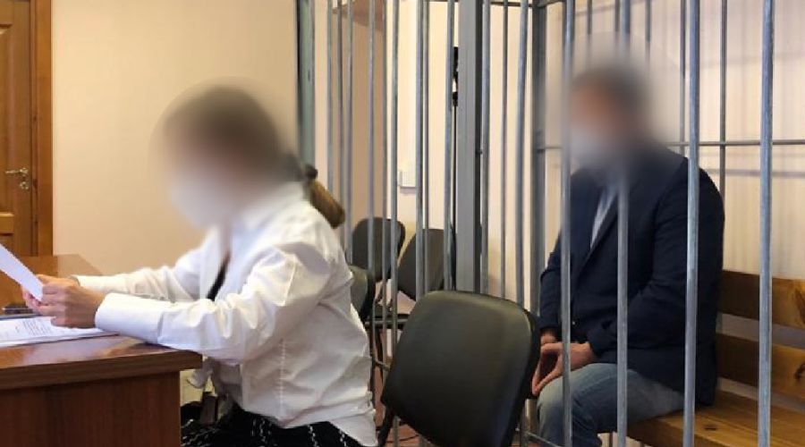 Михаил Карпенко на скамье подсудимых