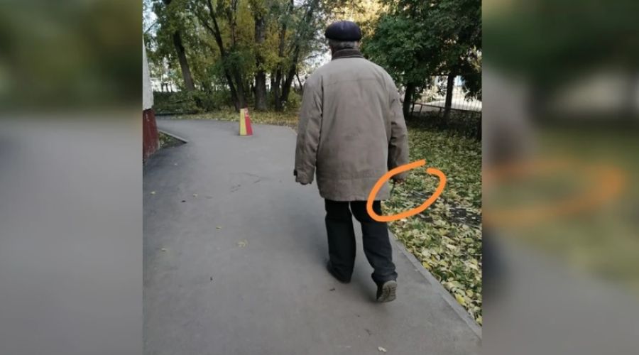 Граждане сделали снимок подозрительного мужчины