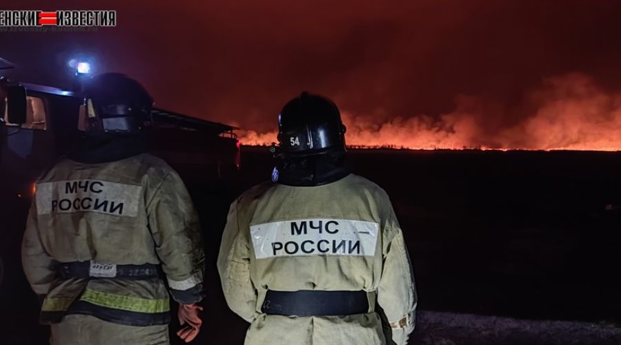 Жителей сел Каменского района могут эвакуировать из-за подступающего к поселениям пожара